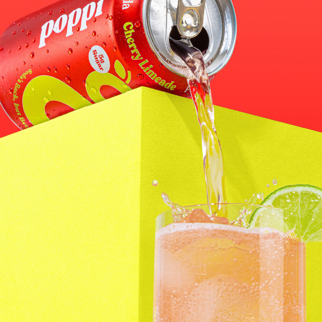 Punch prébiotique Poppi Cerise et lime
