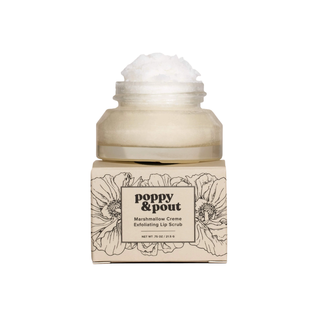 Poppy & Pout - Marshmallow Creme Lip Scrub