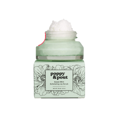 Poppy & Pout - Sweet Mint Lip Scrub