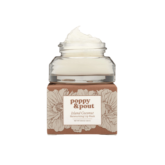 Poppy & Pout - Masque lèvres noêx de coco des îles