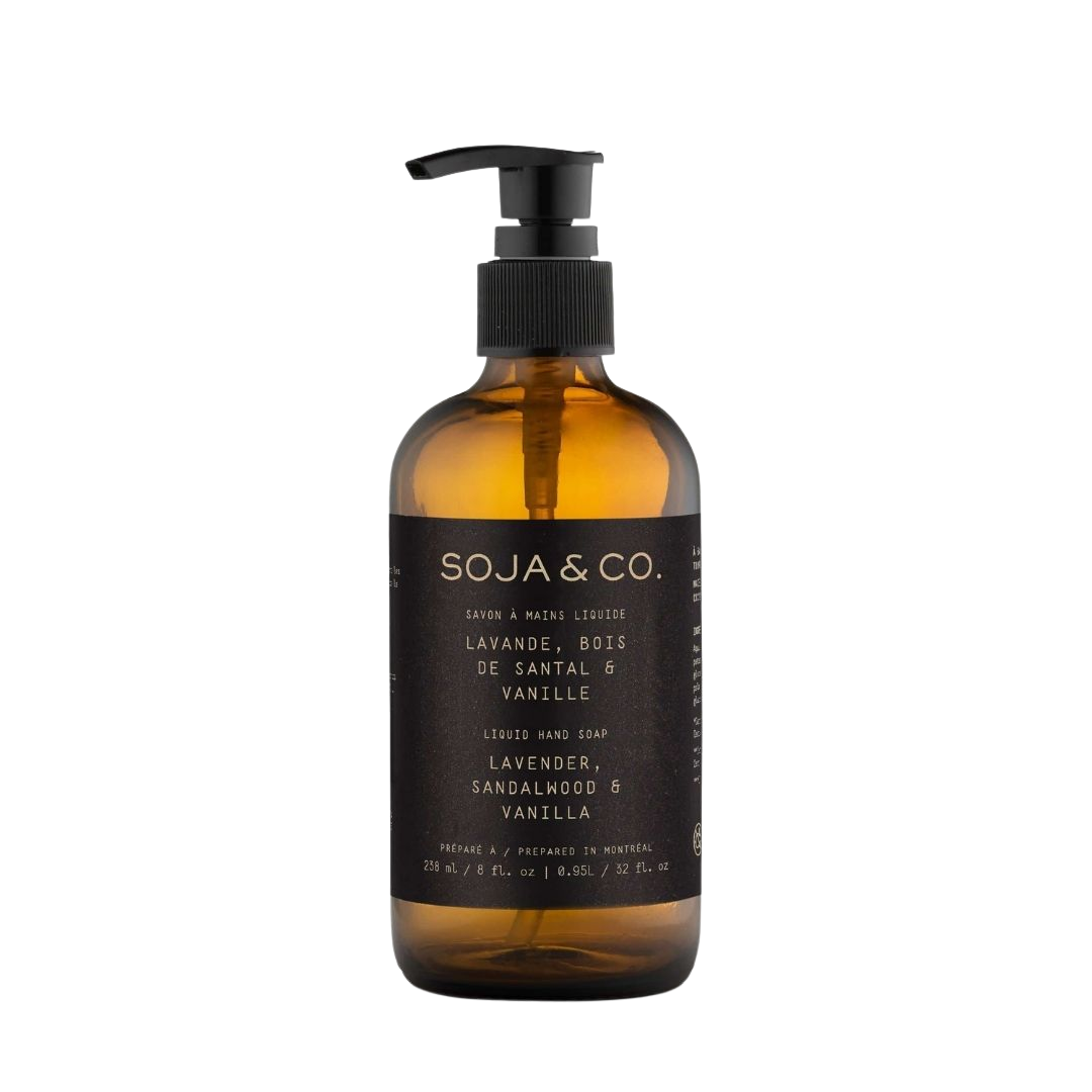 Soja&Co Liquid Hand Soap - Lavender, Sandalwood & Vanilla
