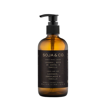 Soja&Co Liquid Hand Soap - Lavender, Sandalwood & Vanilla