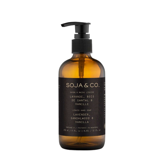 Soja&Co Liquid Hand Soap - Lavender, Sandalwood & Vanilla