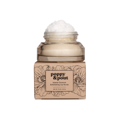 Poppy & Pout - Island Coconut Lip Scrub