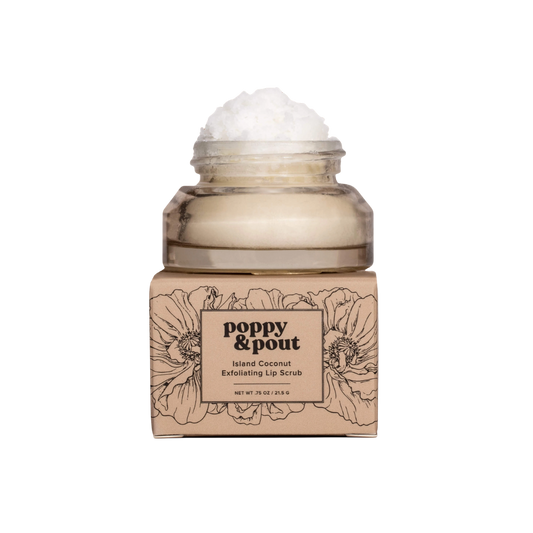 Poppy & Pout - Gommage lèvres Noêx de coco des îles