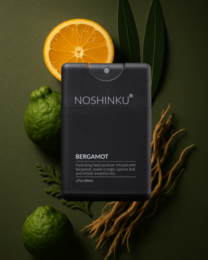 Noshinku - Vaporisateur Désinfectant Mains Bergamote