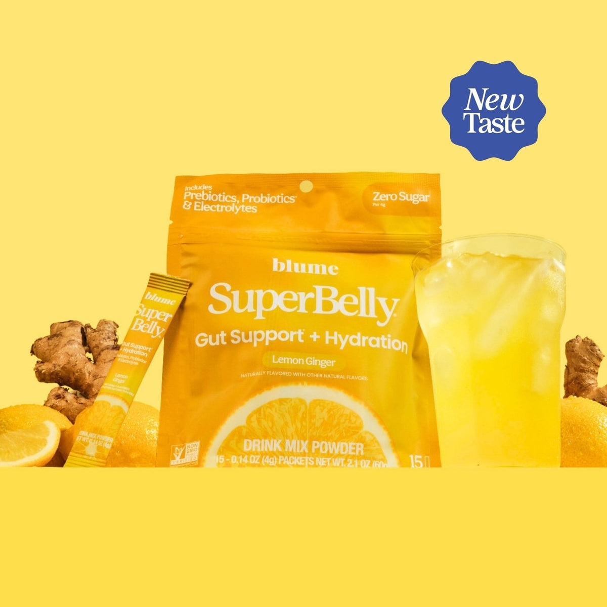 Blume SuperBelly Citron Gingembre 