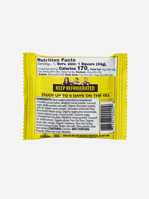 Pâte à biscuits carrée de mi-journée 