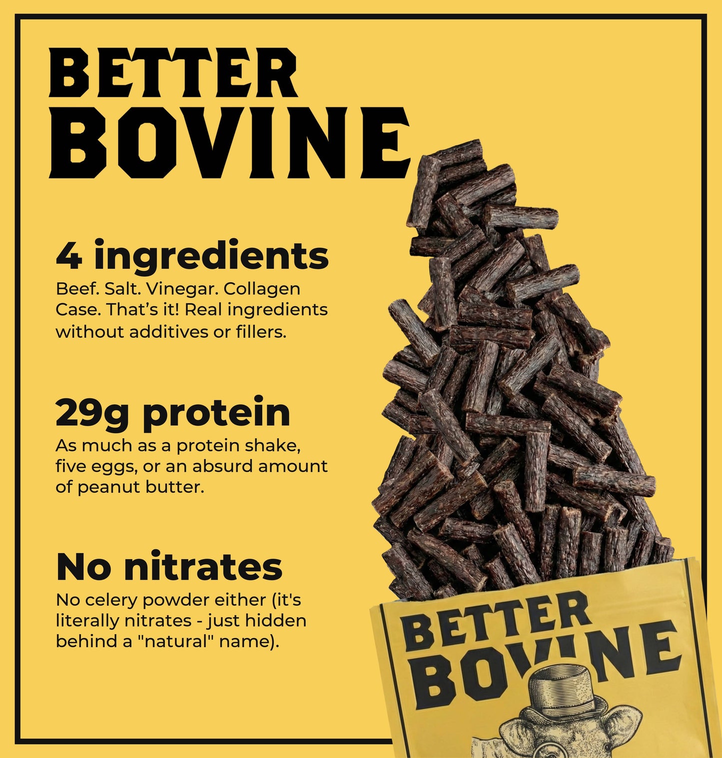 Better Bovine - Grassfed Beef Sticks