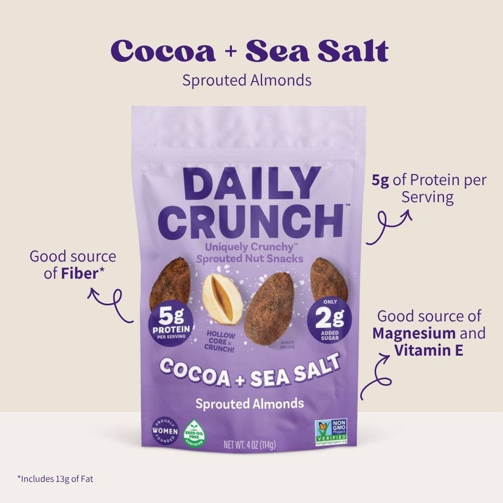 Daily Crunch Bag - Cacao + Sea Salt