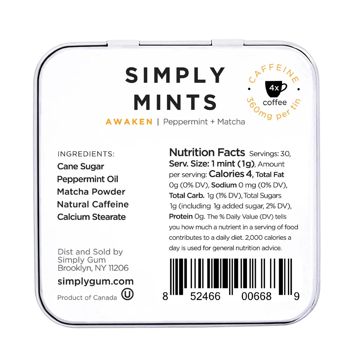 Simply Mints - Awaken (Caféine)