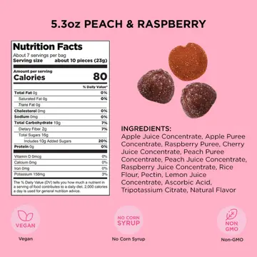 Simply - Peach Raspberry Fruit Bites