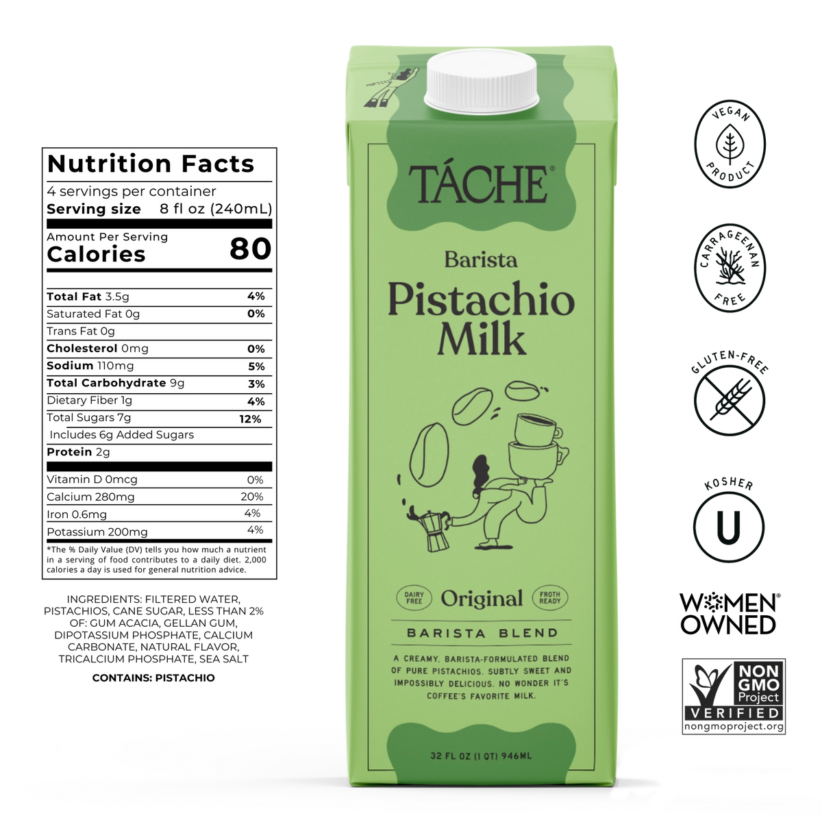 Tache - Original Barista Pistachio Milk