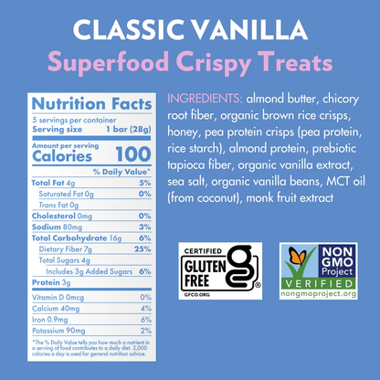 BTR Nation - Classic Vanilla Crispy Treats