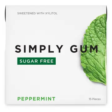 Simply Gum - Menthe poivrée sans sucre