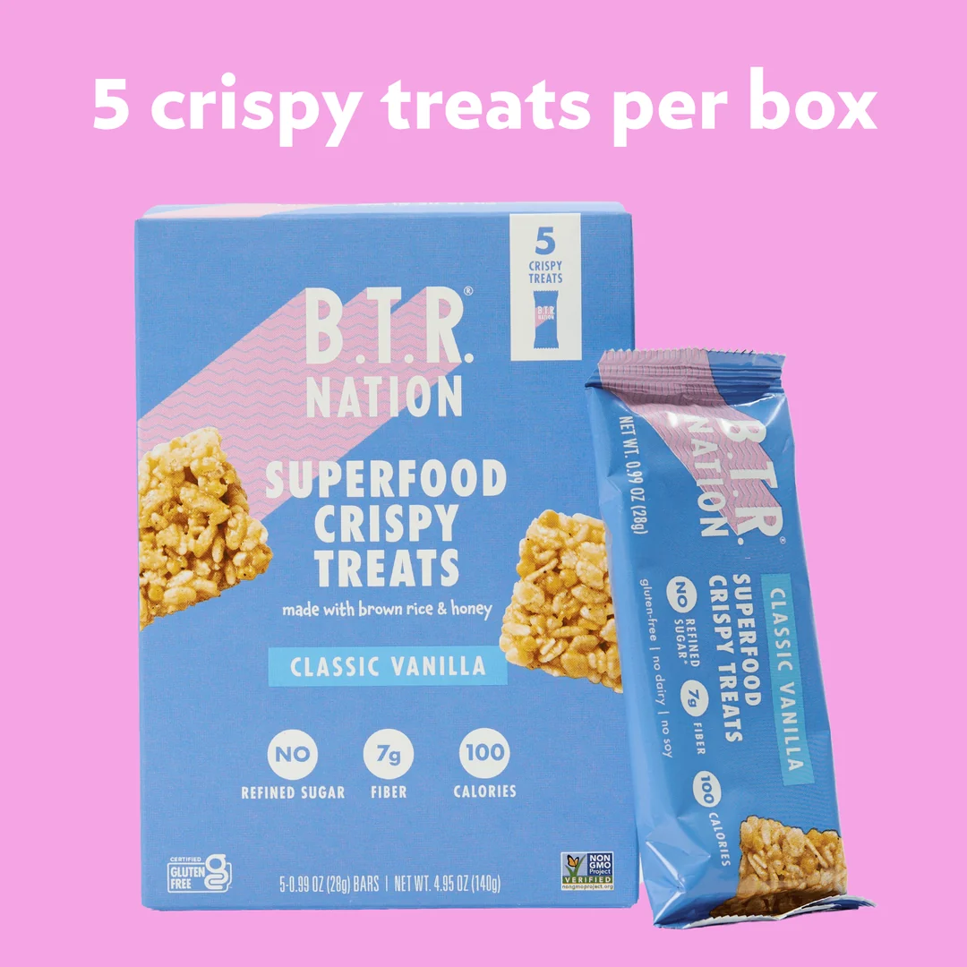BTR Nation - Classic Vanilla Crispy Treats
