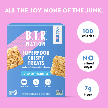BTR Nation - Classic Vanilla Crispy Treats