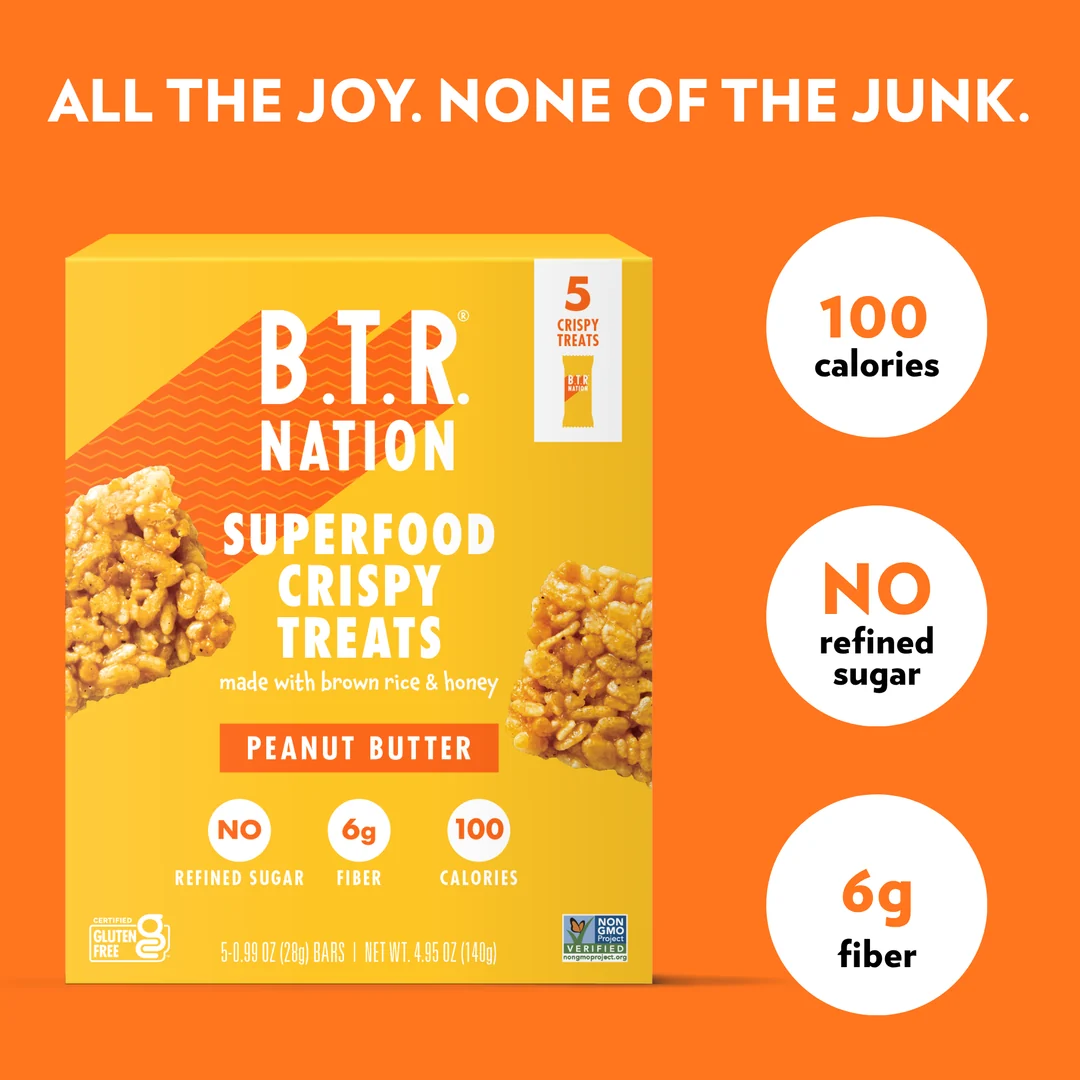 BTR Nation - Friandises croustillantes au beurre de cacahuète