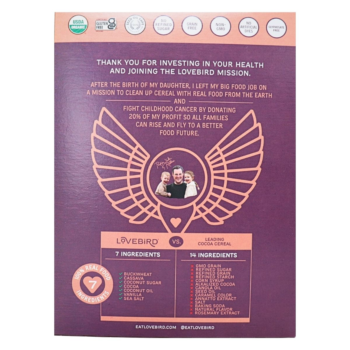 Lovebird Cereal Cocoa