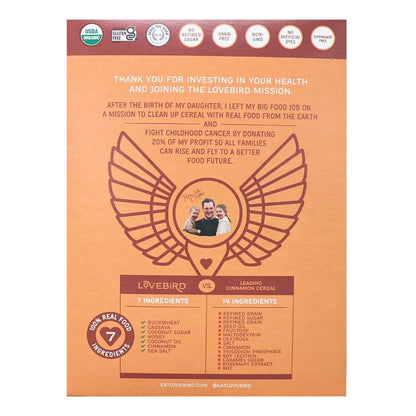 Lovebird Céréales à la cannelle