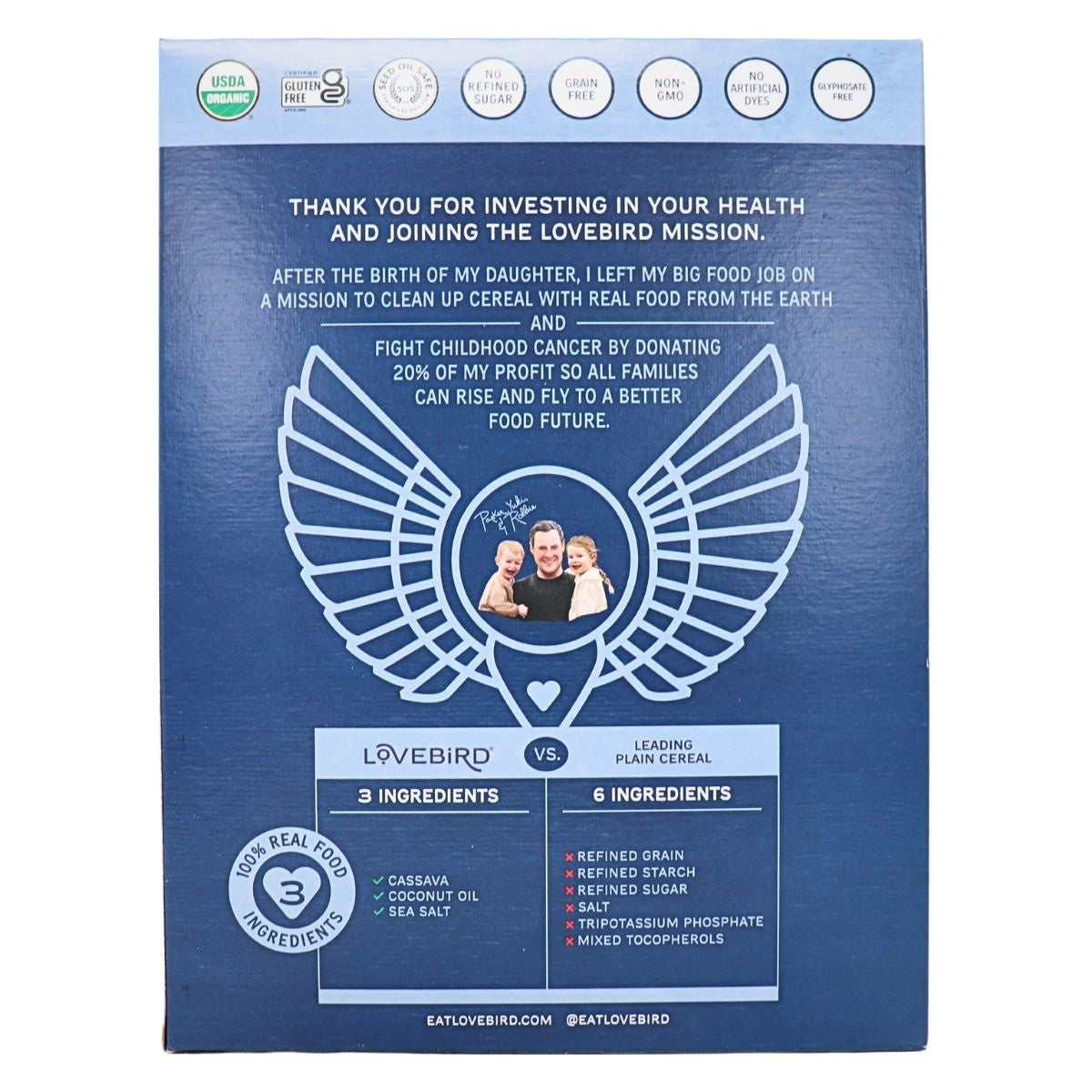 Lovebird Cereal Unsweetened