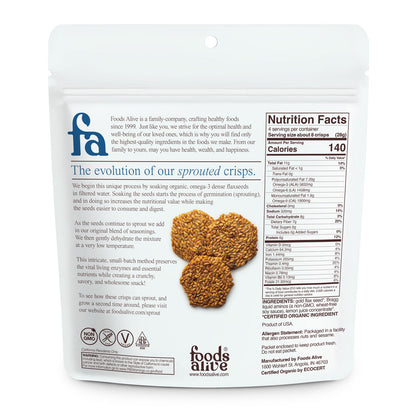 Foods Alive Sprouted Crisps Original
