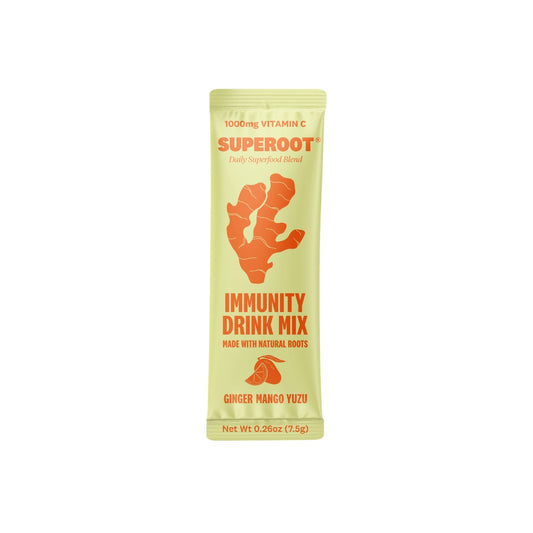 Superoot - Préparation pour boisson immunité Gingembre Mangue Yuzu