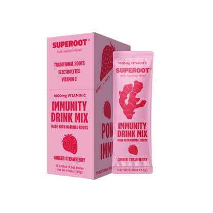 Superoot - Strawberry Immunity Drink Mix