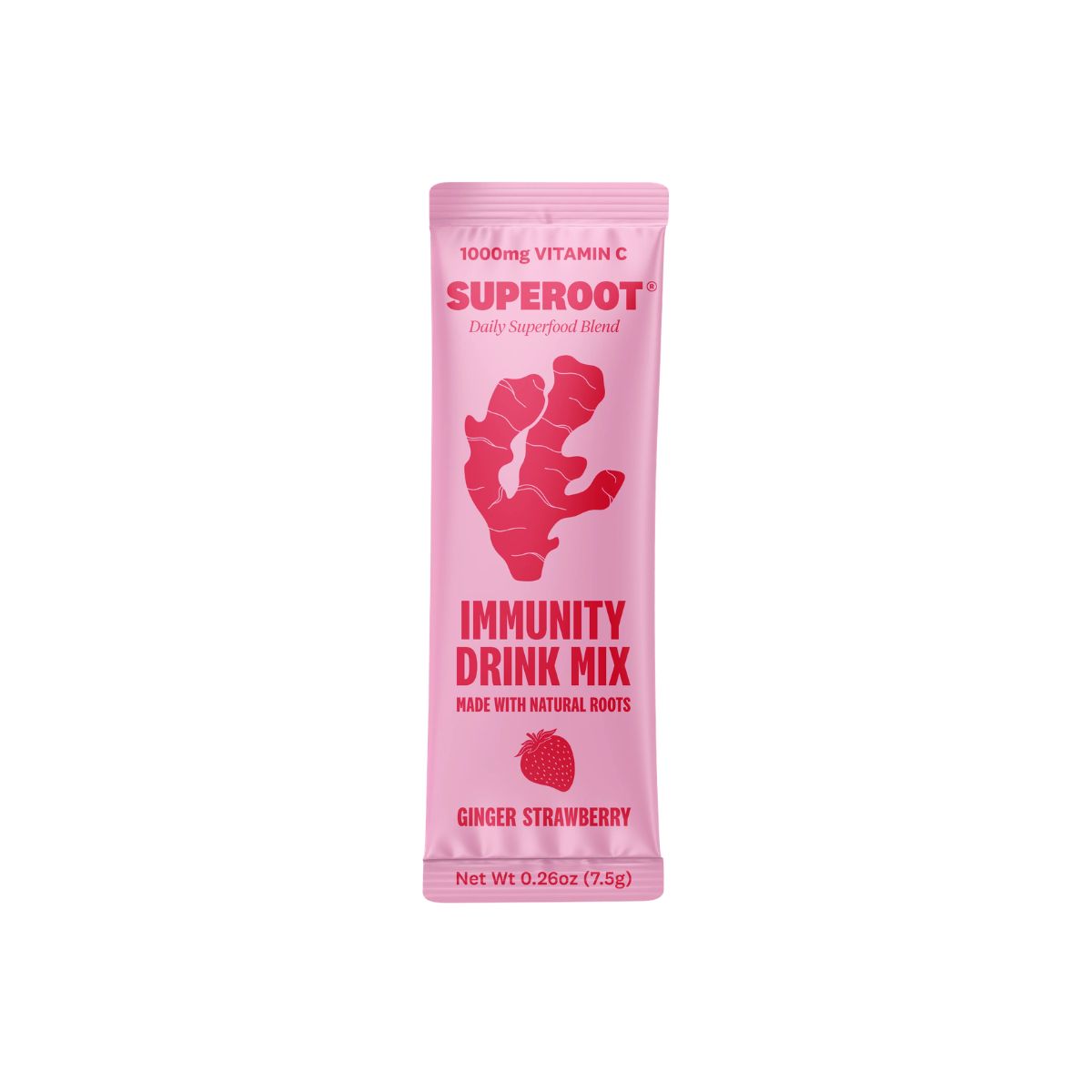 Superoot - Strawberry Immunity Drink Mix