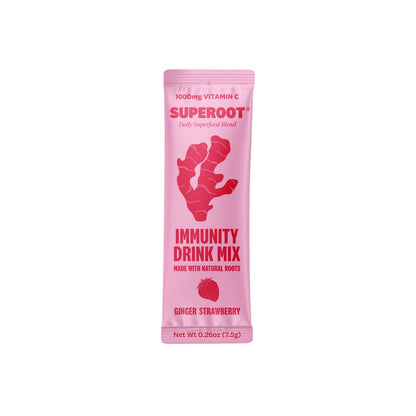 Superoot - Strawberry Immunity Drink Mix