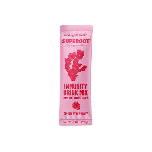 Superoot - Boisson d'immunité à la fraise en poudre