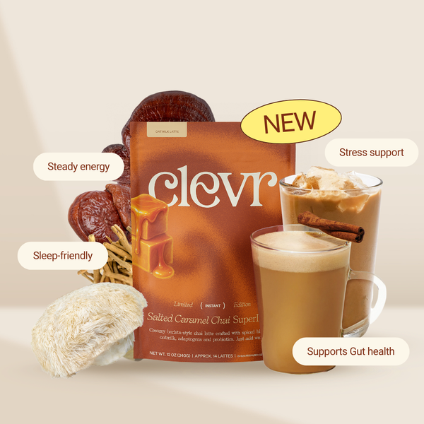 Clevr Salted Caramel Chai Superlatte